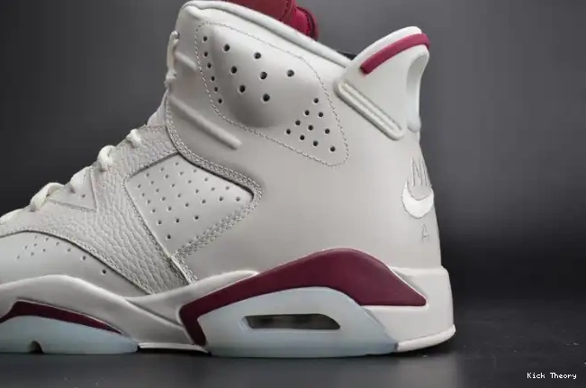 Kick Theory Maroon white Jordan 6 Retro 384664-116 Air 0624